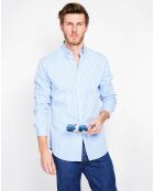 Chemise Léo azur