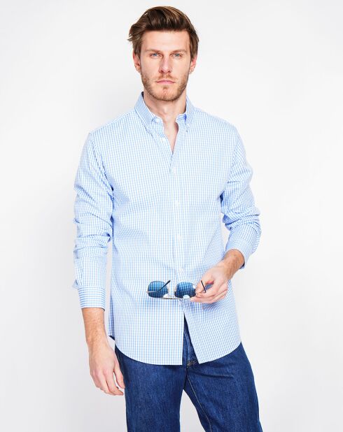 Chemise Léo azur
