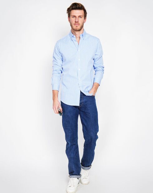Chemise Léo azur