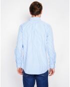 Chemise Léo azur
