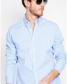 Chemise Léo azur