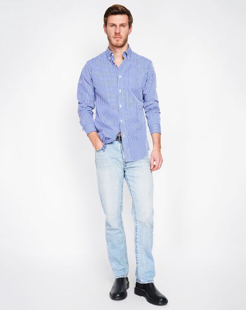 Chemise Léo marine