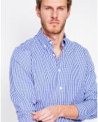Chemise Léo marine