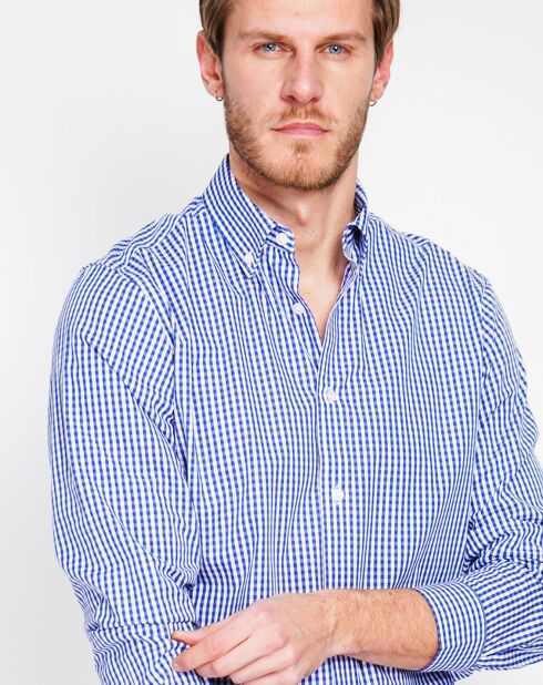 Chemise Léo marine