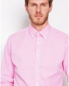 Chemise Léo rose