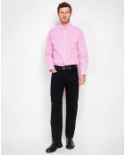 Chemise Léo rose