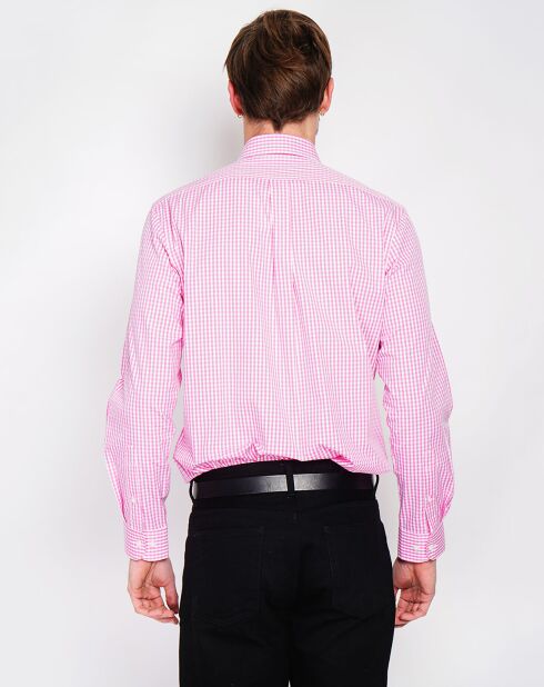 Chemise Léo rose