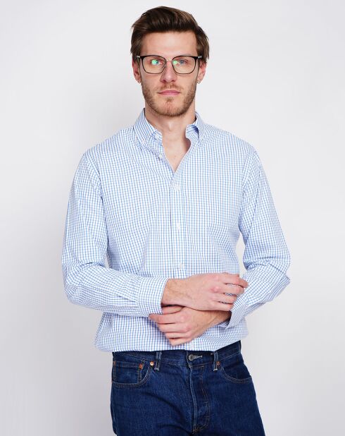 Chemise Paul blanc/bleu