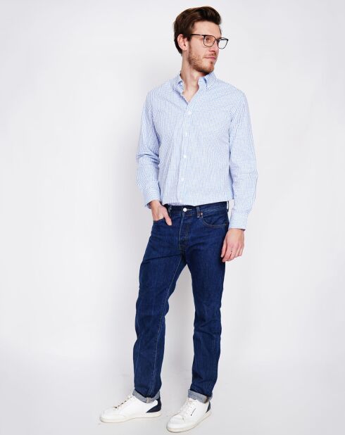 Chemise Paul blanc/bleu