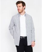 Chemise Paul blanc/noir