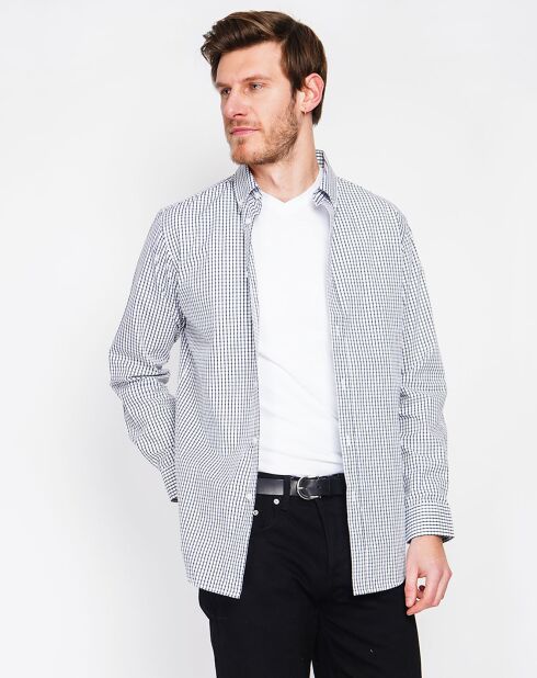 Chemise Paul blanc/noir