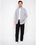 Chemise Paul blanc/noir