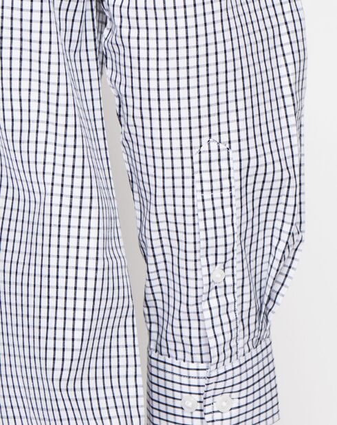 Chemise Paul blanc/noir