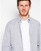 Chemise Paul blanc/noir
