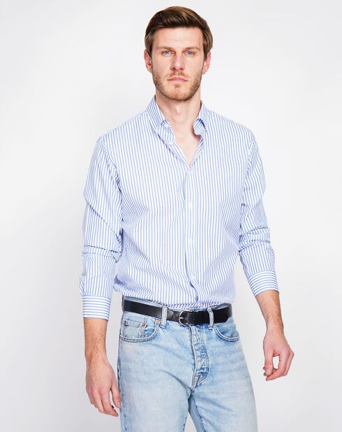 Chemise Oscar azur