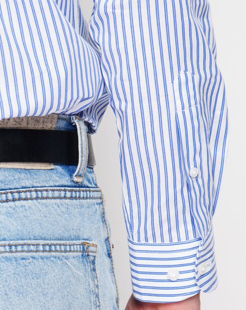 Chemise Oscar azur