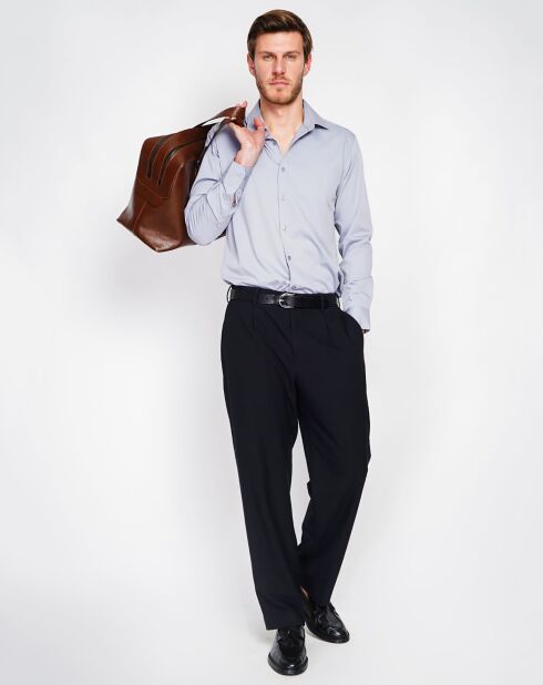 Chemise Emile gris perle