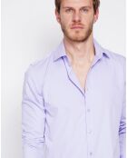 Chemise Emile lilas