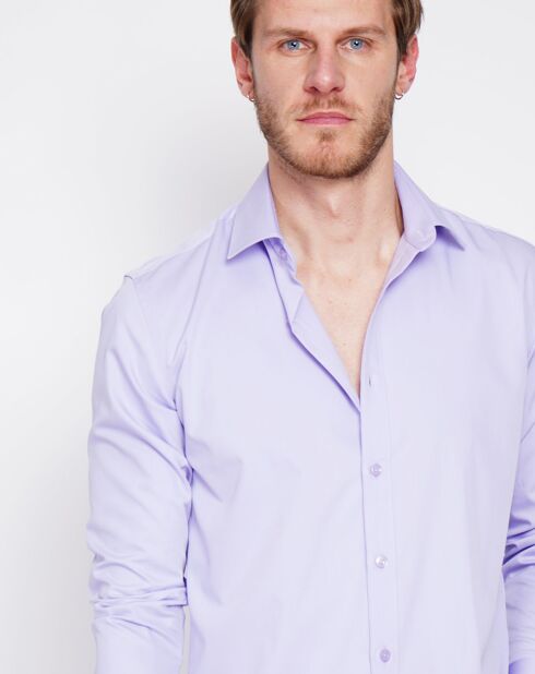 Chemise Emile lilas
