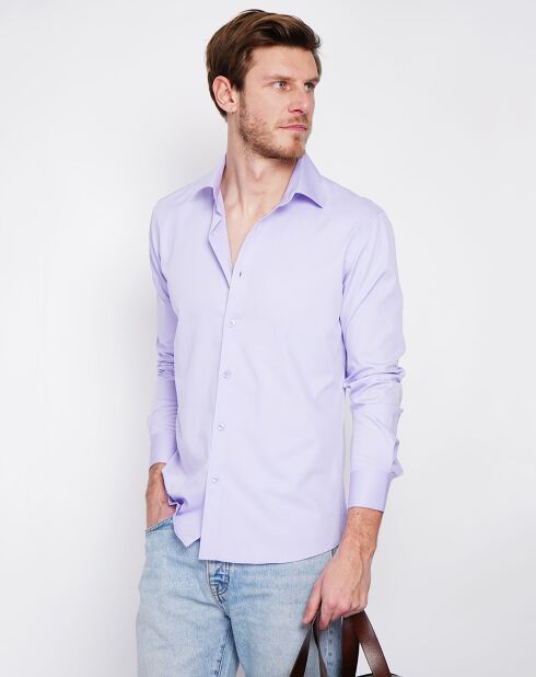 Chemise Emile lilas
