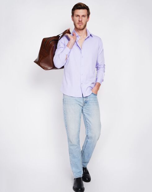 Chemise Emile lilas