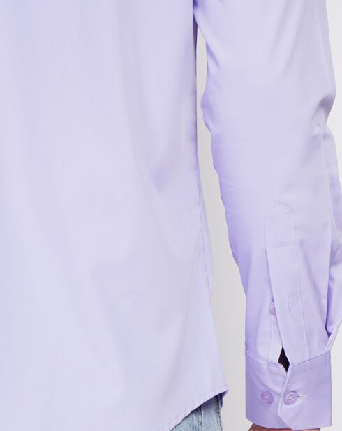 Chemise Emile lilas