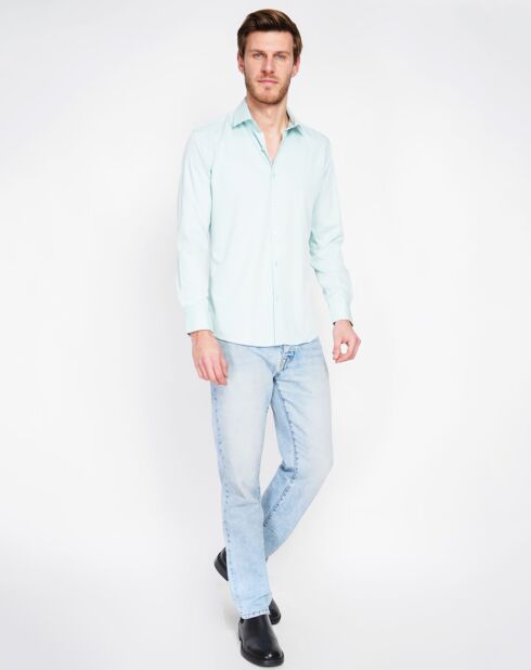 Chemise Emile vert amende