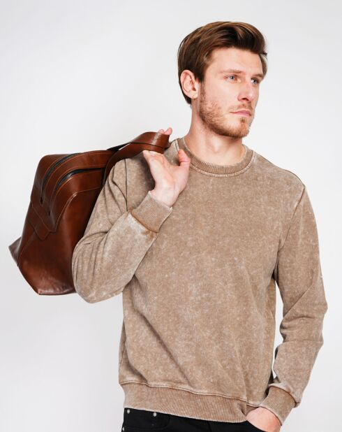 Sweat Julien marron