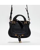 Mini sac à main en Cuir Marcie noir - 20x20x9 cm