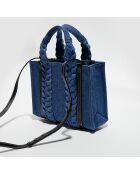 Petit tote bag en Denim Woody denim - 26x20x8 cm