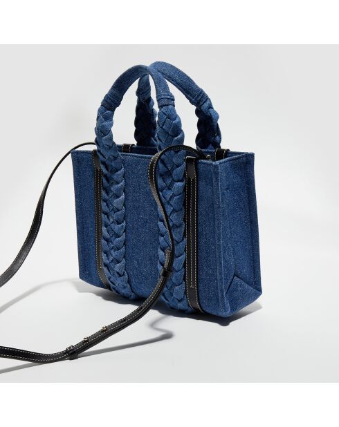 Petit tote bag en Denim Woody denim - 26x20x8 cm