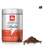 6 Boîtes de café grains Arabica Sélection Colombie - 6x250 gr