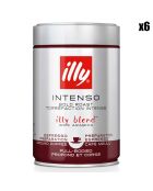 6 Boîtes de Café Moulu Préparation Espresso Torréfaction Intense - 6x250 gr