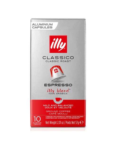 10 Boîtes de 10 Capsules Compatibles Classico - 10x57 gr
