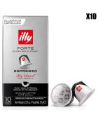 10 Boîtes de 10 Capsules Compatibles Forte - 10x57 gr