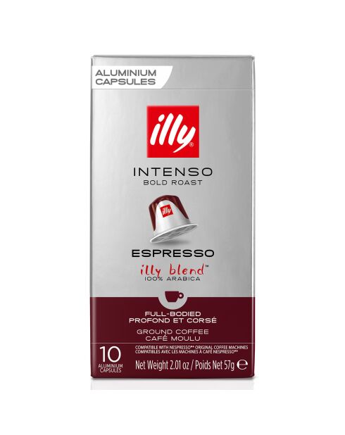 10 Boîtes de 10 Capsules Compatibles Intenso - 10x57 gr