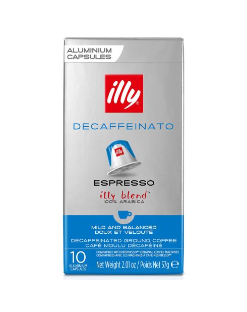 10 Boîtes de 10 Capsules Compatibles Décaféiné - 10x57 gr