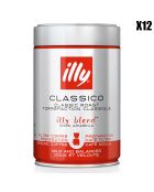 12 Boîtes de Café Moulu Cafetière Filtre Torréfaction Classique - 12x250 gr