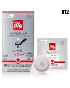 12 Boîtes de 18 Dosettes E.S.E Torréfaction Lungo Classique - 12x131 gr