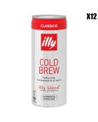 12 Canettes Illy Cold Brew Classico - 12x250 ml