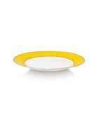 6 Assiettes à pain Pip Chique  jaunes - D.17 cm