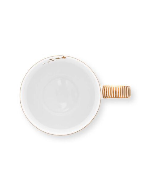 6 kleine weiße Royal Winter White Porzellantassen — 7,6 x 10,6 x 8,2 cm