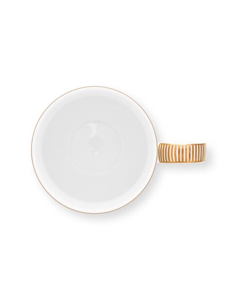 6 große weiße Royal Winter White Porzellantassen — 8 x 11,6 x 9,2 cm