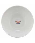 6 Bols en Porcelaine Blushing Birds Star Flower  kaki - D.9.5 cm