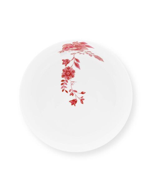 6 ciotole per cereali in porcellana rosa Royal Stripes - D.15 cm