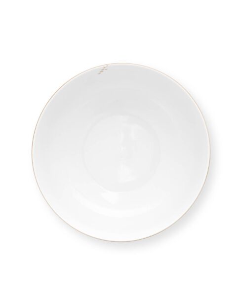 2 Saladiers en Porcelaine Royal Winter White  blancs - D.23 cm