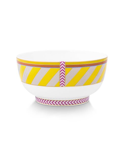 4 Bols Pip Chique jaunes - D.15 cm