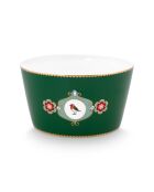 4 Bols en Porcelaine Love Birds Medaillon Love Birds  verts - D.15 cm