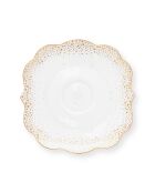 2 Tasses à café en Porcelaine Royal Winter White  blanches - 12x12.2x5.5 cm