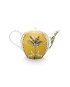Théière en Porcelaine La Majorelle  jaune - 17.8x25x17 cm
